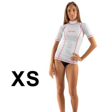 Женская футболка UV rash guard SEAC t-SUN White XS