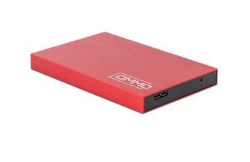 ВНЕШНИЙ ЖЕСТКИЙ ДИСК 500GB USB 3.0 OMMO ALU RED
