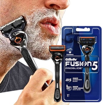 Gillette Fusion 5 Proglide рухома бритва Flexball x 1 лезо заправка різак