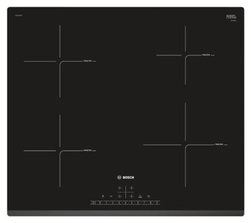 Индукционная плита BOSCH Pie631fb1e Booster 7.4 kW 4pola черный