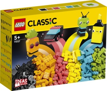 11027 LEGO CLASSIC креативні веселі неонові кольори