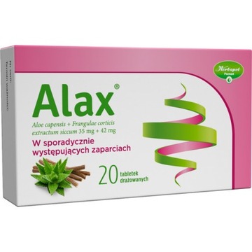 Alax, 20 таблеток роздратованого запору кишечника
