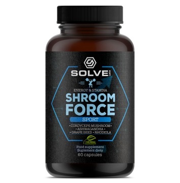 Shroom Force 60 Solve Labs Кордицепс Адаптогены