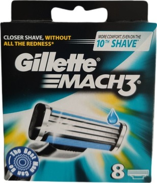 Gillette Mach 3 лезвия ножницы 8 шт. - Оригинал-Картонная Коробка