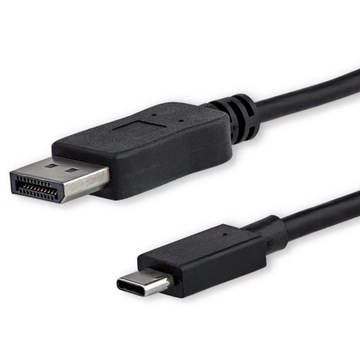 StarTech.com CDP2DPMM6B кабель-адаптер 1,8 м DisplayPort USB Type - C черный