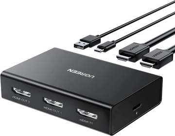 Ugreen перемикач спліттер перемикач HDMI спліттер 1x2 4K 60Hz