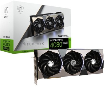 Видеокарта MSI GeForce RTX 4080 SUPER 16GB SUPRIM X