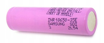 Літій-іонний акумулятор Samsung INR18650-35e 3500mAh 10A