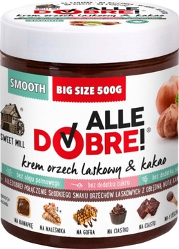 Здоровый шоколадный крем AlleDobre! 500g