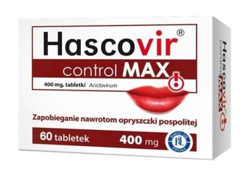 Hascovir Control MAX 400 мг, 60 таблеток