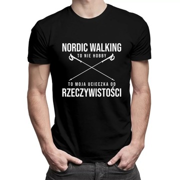 Скандинавская ходьба - это не хобби футболка скандинавская ходьба
