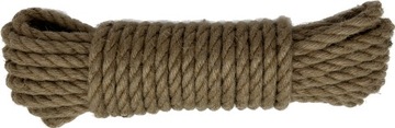 Джутовая веревка 4 мм 25 м декоративная парусная веревка