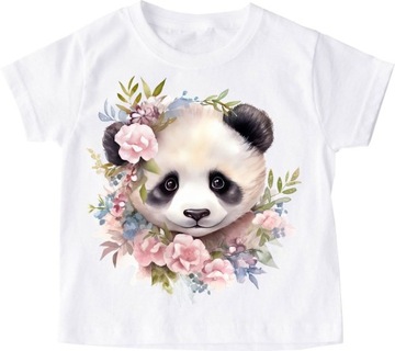 Дитяча футболка з малюнком ведмедя панды6 раз 140