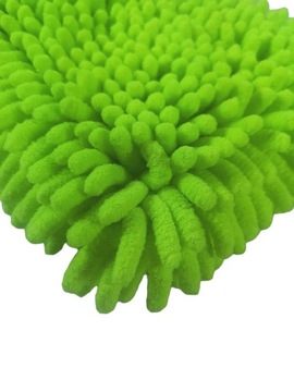 Chenille Wash Mitt Lime-перчатка для мытья автомобиля