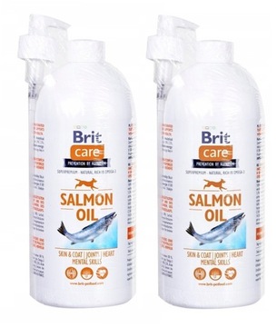 BRIT CARE SALMON OIL лососевое масло 2X1000ML (2L)
