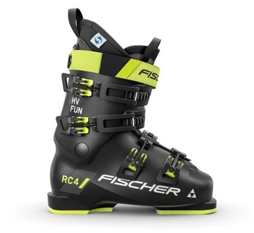 Лыжные ботинки Fischer RC4 FUN 100 2024 black yellow 285