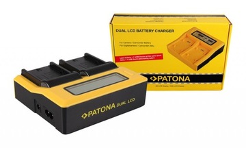 Зарядное устройство PATONA Dual LCD USB для Sony NP-F / FM