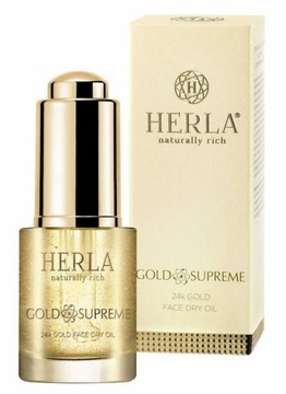 HERLA GOLD SUPREME 24K сухое масло для лица