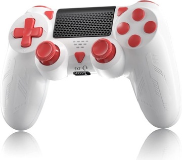 Бездротовий контролер для PS4 білий геймпад
