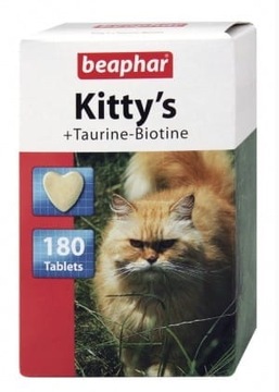Витаминные таблетки таурина для кошек 75шт