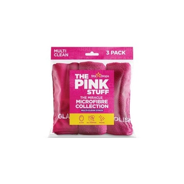 Набір серветок з мікрофібри Pink Stuff 3 типу New UK