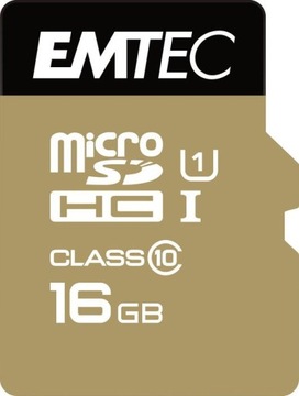 Emtec Elite Gold 16 ГБ microSD, memory card (Class 10, UHS-і (U1))