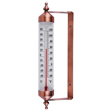 Металевий термометр для вікон 26,5 см ретро великий
