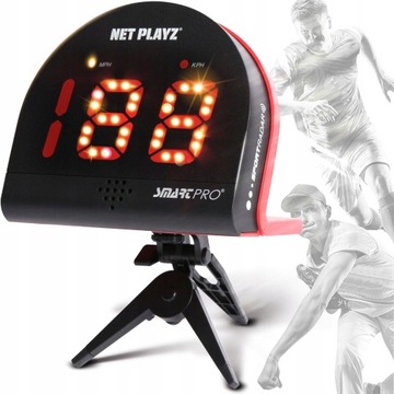 NET PLAYZ SmartPro-спортивный радар, измерение скорости мяча до 199 км / ч0