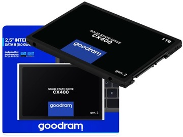 Goodram CX400 SSD 1 ТБ 2,5 " SATA III супер быстрый и большой диск 1000GB
