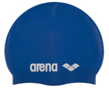 Силиконовая шапочка для бассейна Arena SKUBLUE WHITE