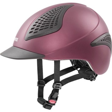 KA368 Uvex exxential II-легкий шолом для верхової їзди ruby matt-52-55 см