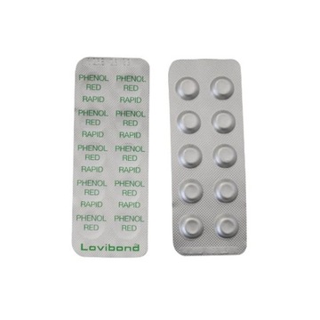 Phenol Red LOVIBOND таблетки для измерения pH 10шт. (1 лист ) ручной тестер