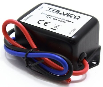 Фільтр проти перешкод, 12V, 30A, Talvico, фільтр CAR2