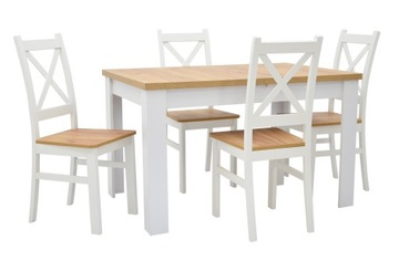 набор из 4 крестообразных стульев + раскладной стол C-11