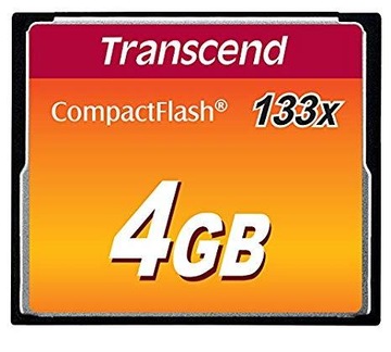 Transcend CompactFlash 4GB 133X (TS4GCF133)