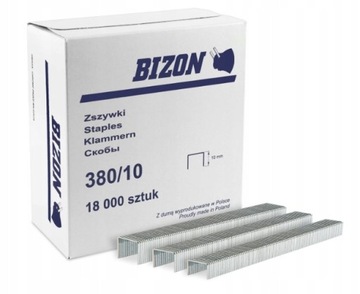 Скобы для обивки Bizon 380/10 (18 000 шт.)