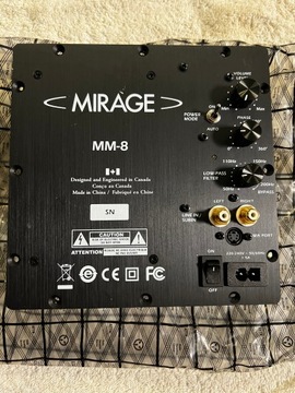 Модуль усилителя активного сабвуфера MIRAGE MM - 8 новый