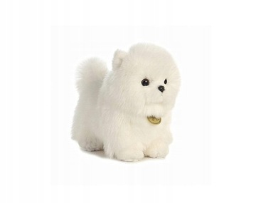 Aurora Toys pom Dog doll Long Plush Pomeranian Bic