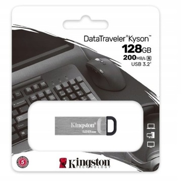 Флеш-накопитель Kingston Dtkn 128 ГБ USB 3.2 200 МБ/с.