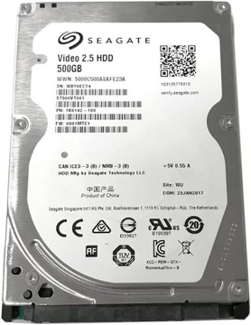 Жесткий диск 2.5" Seagate Video 2.5 " 500GB Slim 7mm SATA