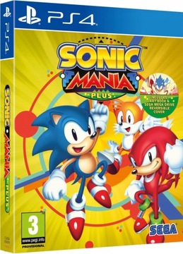 SONIC MANIA PLUS + ARTBOOK PS4 НОВАЯ ПЛЕНКА