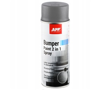 APP BUMPER 2in1 структурный лак для бамперов спрей 400 мл серый