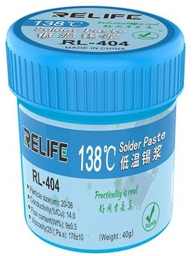 Паяльная паста Solder paste FLUX RELIFE RL-404