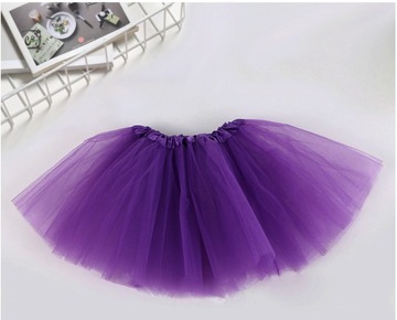 Расклешенная юбка для девочки фиолетовая