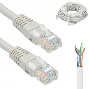 Сетевой кабель Lan кабель витая пара UTP Cat 5e 10 м
