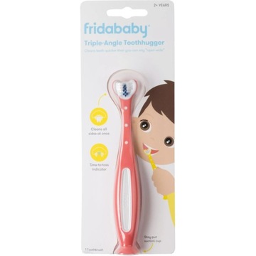 FRIDABABY зубная щетка 3D Розовый 2+