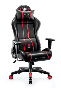 Игровое кресло Diablo X-One 2.0 King Size: черный и красный