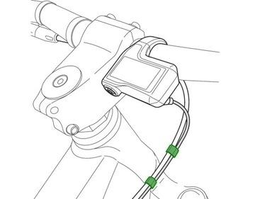Shimano STEPS зажим для крепления кабеля EW-SD50 для брони