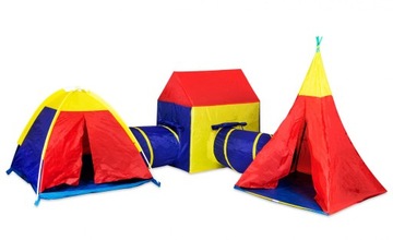 Детская палатка игровая площадка домик вигвам туннель 5в1