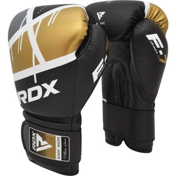 Боксерские перчатки RDX BGR-F7-BLACK-GOLD-12 12 унция